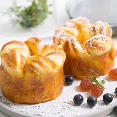 聖誕節烘焙店丹麥酥模型 2種組, 白色，自然