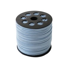 BLOOMING&ME 仿麂皮緞帶 90m, 藍色, 1個