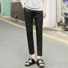 타운클로 남성용 냉감 통기성 깔끔한 라인의 9부 쿨 슬랙스