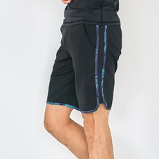 FUNHAN COUPLE 男款線條配色沙灘短褲 A4213