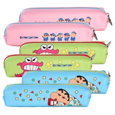 짱구 미니 사각봉제 필통, 랜덤 발송, 6개입