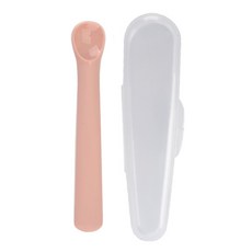 데일리라이크 봉봉 이유식 스푼 1단계 + 휴대용 케이스, 스트로베리, 1개