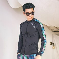 funhancouple 男款防曬拉鍊防曬衣 沙灘上衣 A4209