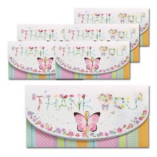 Fog 蝴蝶感謝卡+信封, 謝謝蝴蝶, 6套