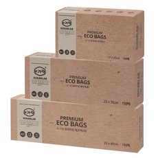 SUGARLAB 優質食物保鮮袋, 大+中+小, 1組