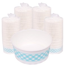 紙碗 520ml, 25件, 4個
