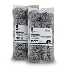 Shinsung Clean Tech 不鏽鋼菜瓜布, 10個, 2個