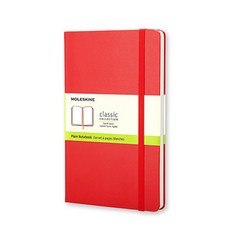 MOLESKINE 經典筆記本電腦精裝純色 P, 紅色, 1個