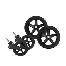 시크포베이비 폼포라웨건 전용 바퀴커버, 블랙, 1개