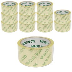 Bluemato 封箱膠帶 48mm*50m PTP001, 透明度, 12件