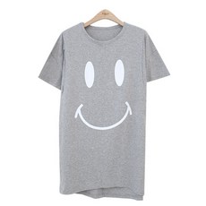 PANG PANG SHOP 孕婦微笑印花T恤