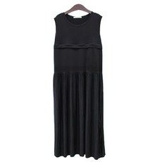 PANG PANG SHOP 孕婦褶皺哺乳連身裙