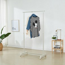 SUNDECO 移動式木質衣架, 楓白