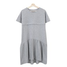 팡팡샵 임산부 F 반 슬라브 수유원피스