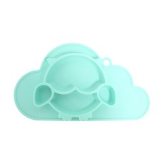 LILFANT 吸附式矽膠餐盤, 薄荷綠, 單品