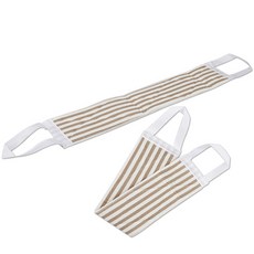 샤바스 쓱쓱 잘밀리는 등밀이 때타월, 브라운, 1개입, 2개