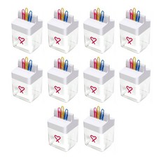 buyhearts 氪方形磁鐵 55 x 55 x 73 毫米 MCD-C, 混色, 10片