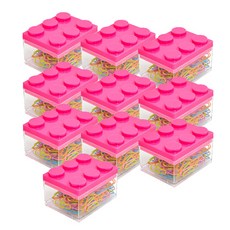 알파 컬러크립 블록형 28mm, 100개입, 10개