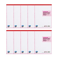 ALPHA Report Pad Line A4 8mm 50 張, 隨機出貨, 10入