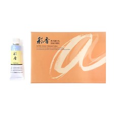 알파색채 채향 동양화물감 329 백군 6p, 15ml, 1색