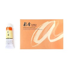 ALPHA COLOR Chaehyang 東方畫顏料 311 橘色 6入, 15ml, 1色