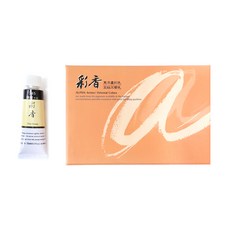 ALPHA COLORS Chaehyang 東方國畫顏料 345 水紺 6入, 15ml, 1色