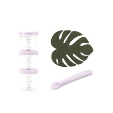 Dailylike 副食品量杯餐具組, 02薰衣草紫, 180ml, 1組