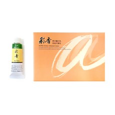 ALPHA COLORS Chaehyang 東方畫顏料 338 黃土 6入, 15ml, 1色