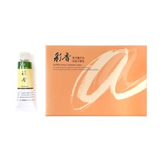 ALPHA COLOR 彩香 東洋畫顏料 322 綠草 6入, 15ml, 1色