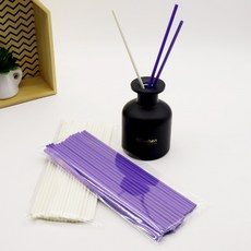 Bluhen 擴香棒 白色 30支 + 紫色 30支, 混色, 1套