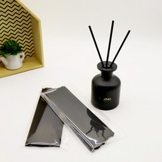 Bluen 擴散器纖維棒 30p, 黑色的, 2件