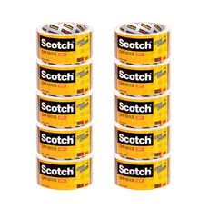 3M Scotch 包裝膠帶 P50 48mm*40m, 棕色, 10入
