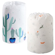 ABM 이불보관주머니 선인장 + 애니멀, 1세트