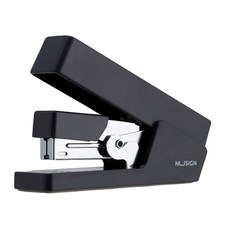 NUSIGN ABS 簡易訂書機 NS081, 煙燻黑, 1個