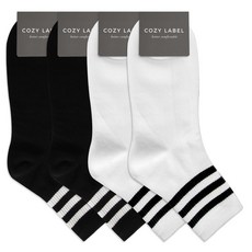 코지라벨 남성용 스포티 링글 패션양말 4족