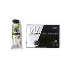 알파색채 실버레벨 수채화물감낱색 C 116 SapGreen 3입, 15ml, 1색