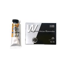 알파색채 실버레벨 수채화물감낱색 D 143 IndianYellow, 15ml, 1색