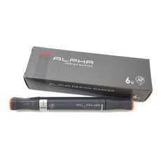 ALPHA COLORS 設計麥克筆 單色 W124 杏仁色, 1色, 6入