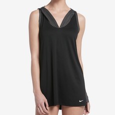 나이키 여성용 솔리드 커버업 후디드 드레스 NESS9355-001
