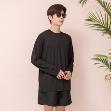 RASH PL. 男款寬鬆長袖上衣褲子套裝