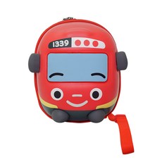 LUNA STORY TAYO小巴士造型防走失包, 紅色