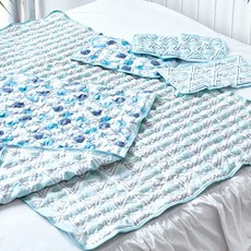 Hansol Premium Cool Gel Mat + Pillow 2p 套組, 混色