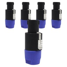 HDtop 喇叭 Speakon 連接器, 藍色, HT-S01, 5個