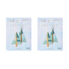 Hamanaka 花朵刺繡燙布 H457-953, 混色, 2個