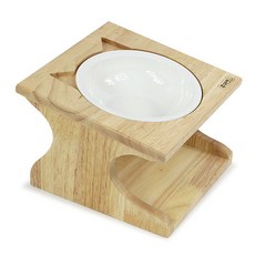 誘餌貓工坊木地橡木原木餐具 1格, 混色, 1個