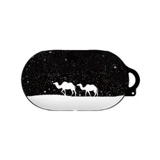 BANIMONG 白色沙漠設計款Galaxy Buds保護殼, 單一商品, 駱駝, 1個