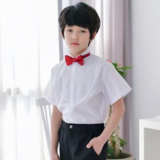 jackid 男童青少年細褶短袖襯衫