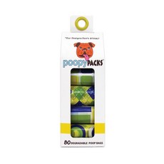 metropaws Poopy Pack 便盆袋 80 張, 黃色的, 1盒, 80枚