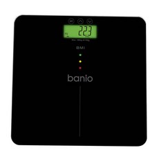 Banio banio 4 色 BMI 數字秤, 黑色的, 巴尼奧紅綠燈