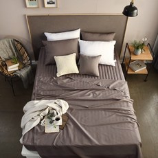 I'm Living 素色聚酯纖維夏季薄被, 深灰色